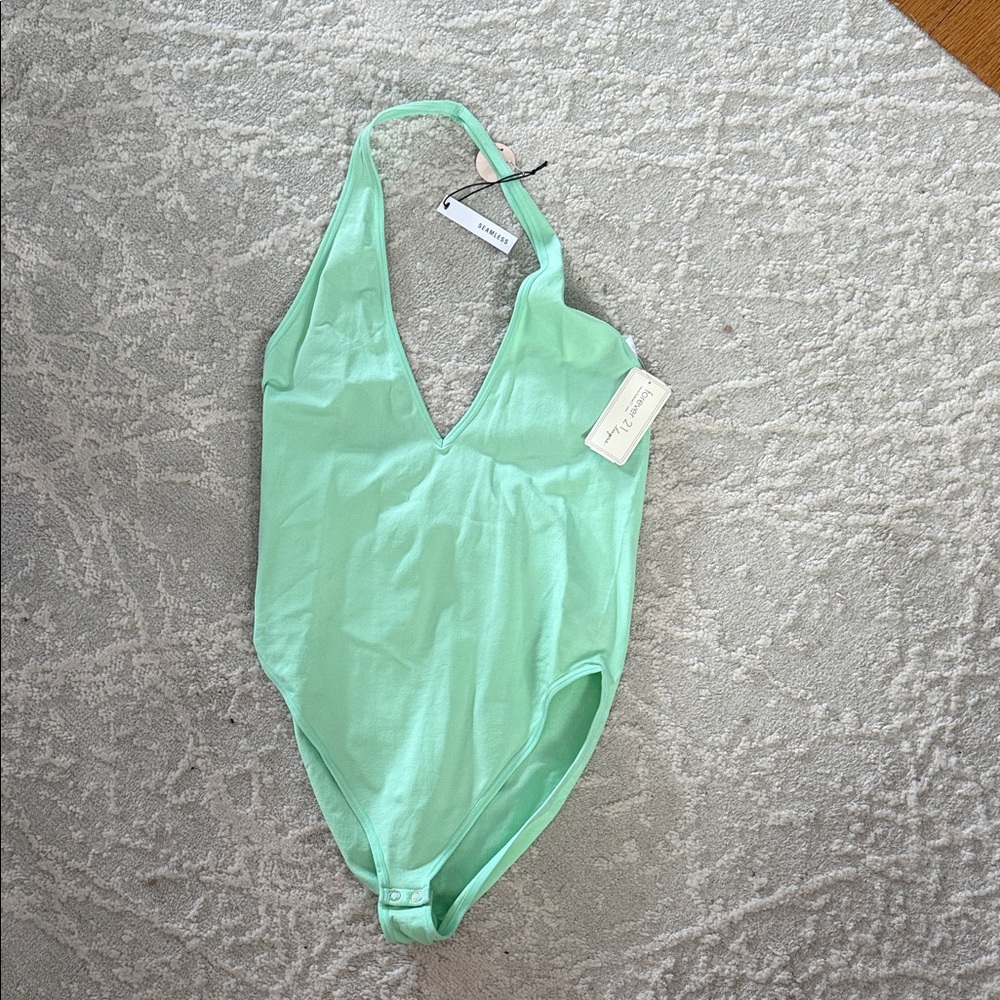 Forever 21 Mint Green Bodysuit